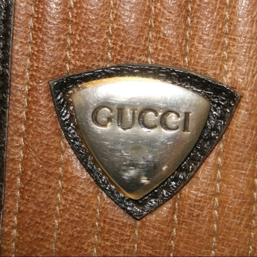 RARE❗️Gucci Accessory Collection Vintage 80's Italy Petite Crossbody Satchel Bag - Picture 10 of 16